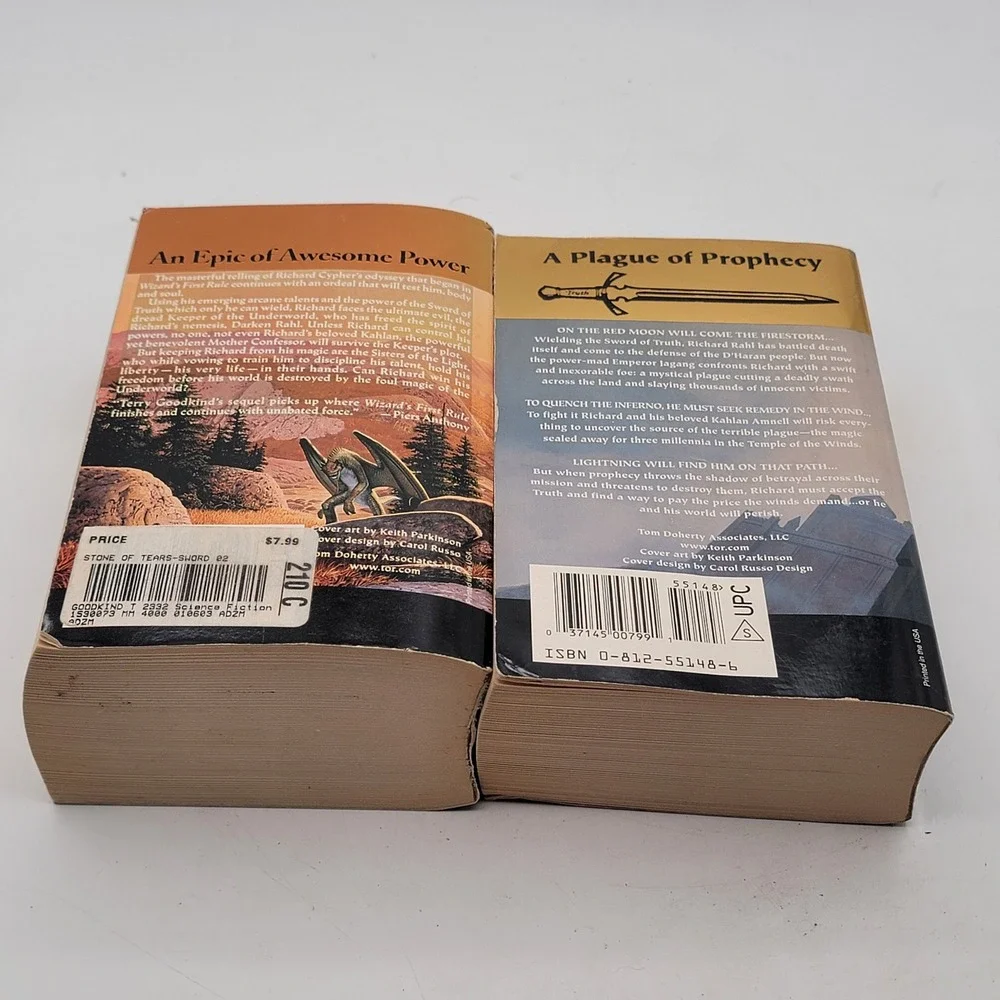 Terry Goodkind Stone of Tears Temple of the Winds Paperback 1st Mass Market Good